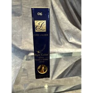 Estee‎ Lauder Pure Color Crystal Lip Gloss New - Mandarin Pop #06